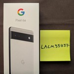 New Google Pixel 6a - Unlocked, 128 GB, Chalk, 6 GB, GX7AS
