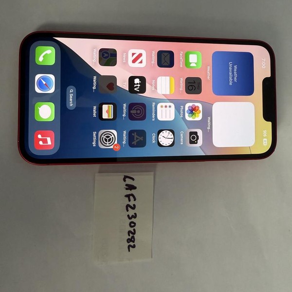 Apple iPhone 14 - Unlocked, 256 GB, Red, A2649