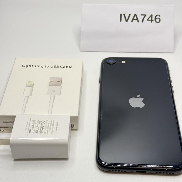 Apple iPhone SE 3rd Gen 2022 - Unlocked, 128 GB, Midnight, A2595