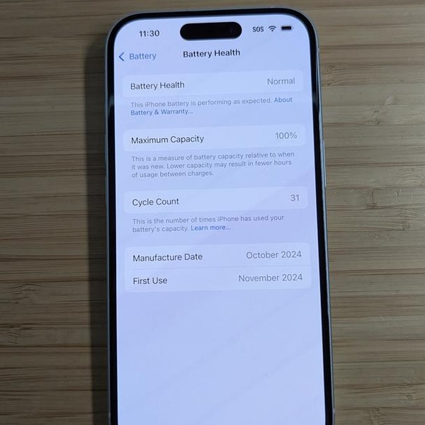 Apple iPhone 15 - Unlocked, 128 GB, Blue, A2846