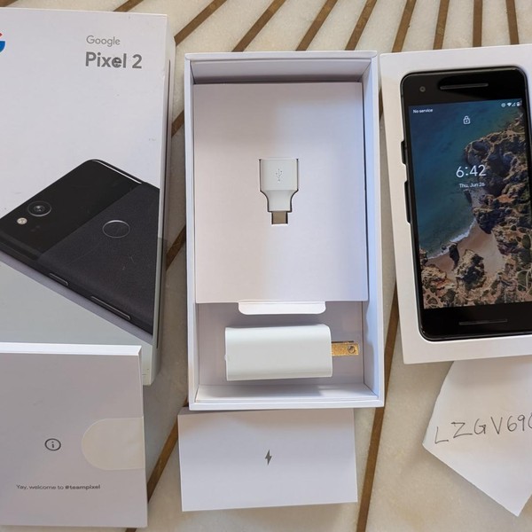 Google Pixel 2 - Unlocked, 128 GB, Black, Google Edition