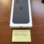 New Apple iPhone 16 - Unlocked, 128 GB, Black, A3081