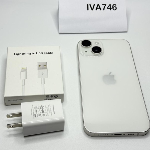 Apple iPhone 14 - Unlocked, 256 GB, Starlight, A2649