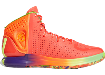 adidas D Rose 4 Restomod Solar Red Rainbow for sale