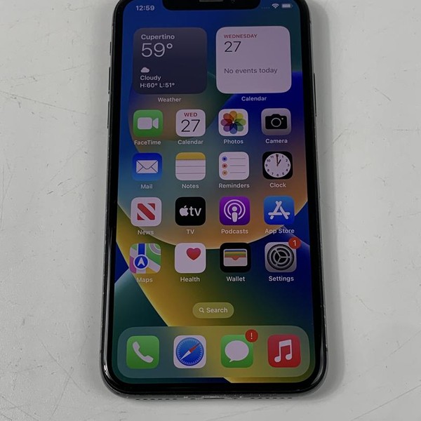 Apple iPhone X - Unlocked, 256 GB, Gray, A1901, GSM