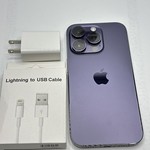 Good Apple iPhone 14 Pro - Unlocked, 128 GB, Purple, A2650