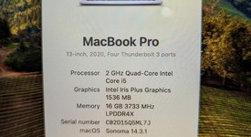 Good
													MacBook Pro 2020 - 13" - I5, Gray, 1 TB, 16 GB, photo 3 of 18