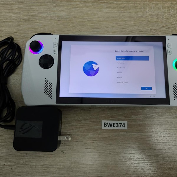 Asus ROG Ally 7 inch - 512 GB, White, 16 GB, AMD Ryzen Z1 Extreme, Ryzen Z1 Extreme