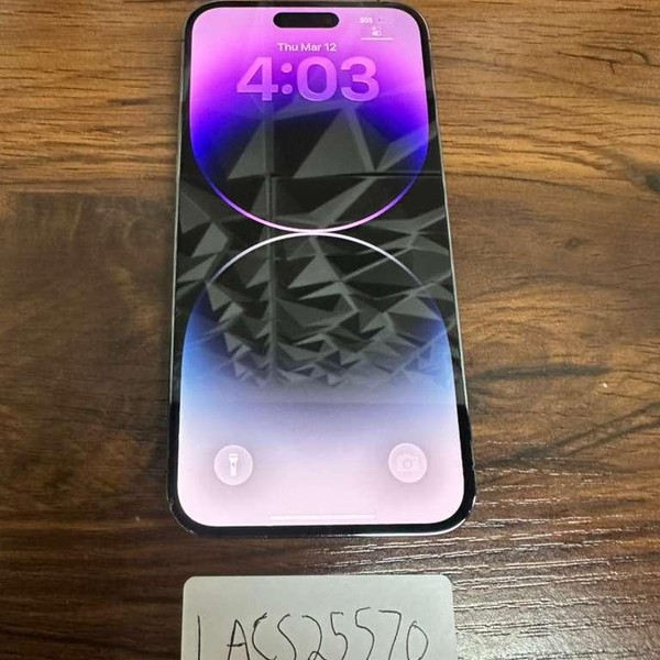 Apple iPhone 14 Pro Max - Unlocked, 256 GB, Purple, A2651