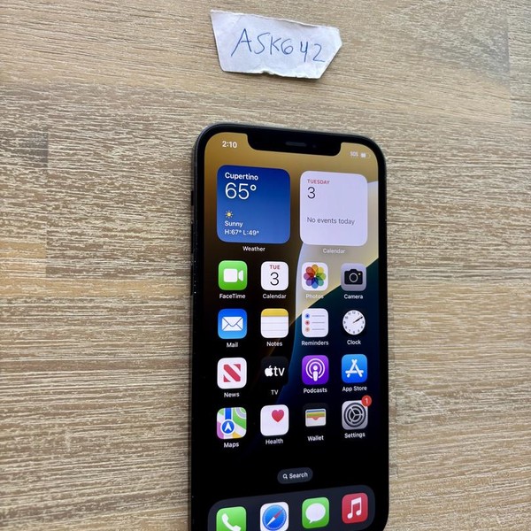 Apple iPhone 12 - Unlocked, 64 GB, Black, A2172