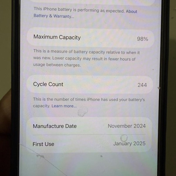 Apple iPhone 16 Pro Max - Unlocked, 256 GB, White, A3084