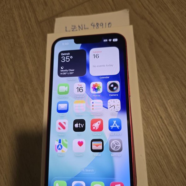 Apple iPhone 13 - Unlocked, 128 GB, Red, A2482