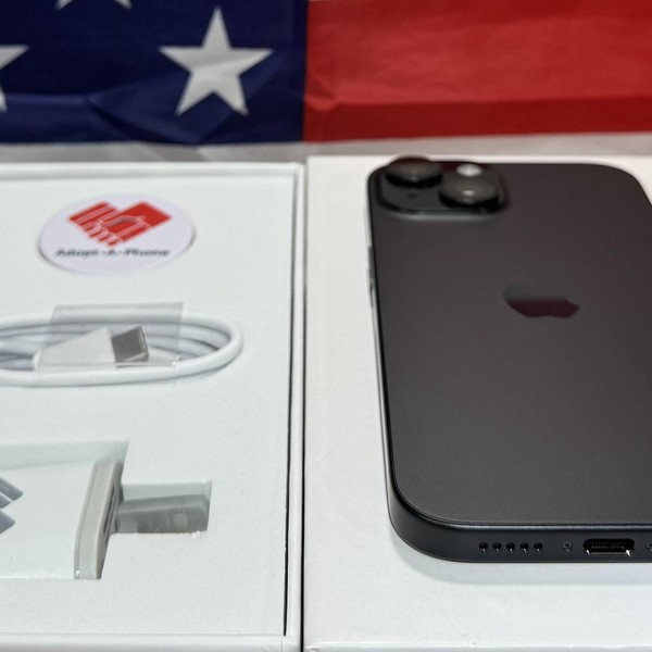 Apple iPhone 15 - US Cellular, 128 GB, Black, A2846