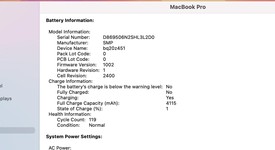 Good
													MacBook Pro 2019 - 13" - I5, Gray, 128 GB, 8 GB, photo 3 of 7