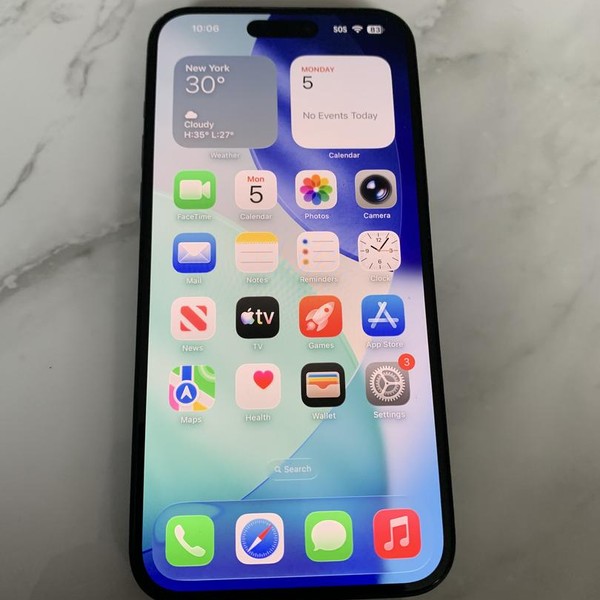 Apple iPhone 15 Plus - Unlocked, 128 GB, Black, A2847