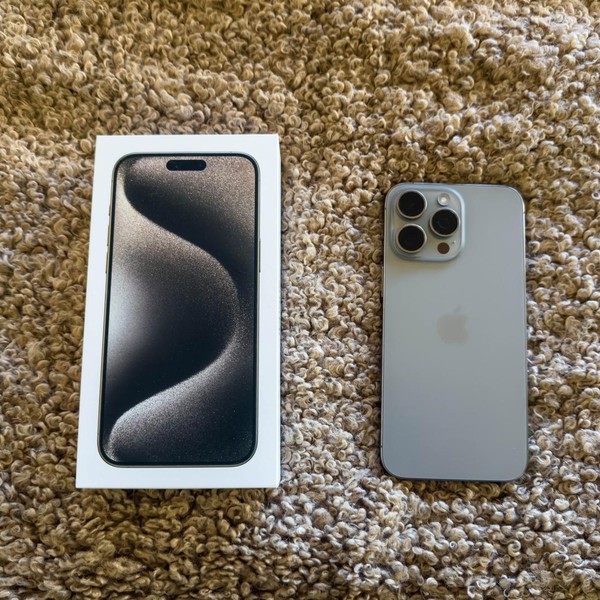 Apple iPhone 15 Pro Max - Unlocked, Natural, 1 TB, A2849