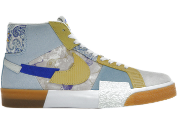 Nike SB Zoom Blazer Mid Premium Floral Paisley Boarder Blue for sale