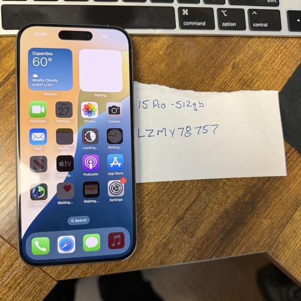 Apple iPhone 15 Pro - Unlocked, 512 GB, Natural, A2848