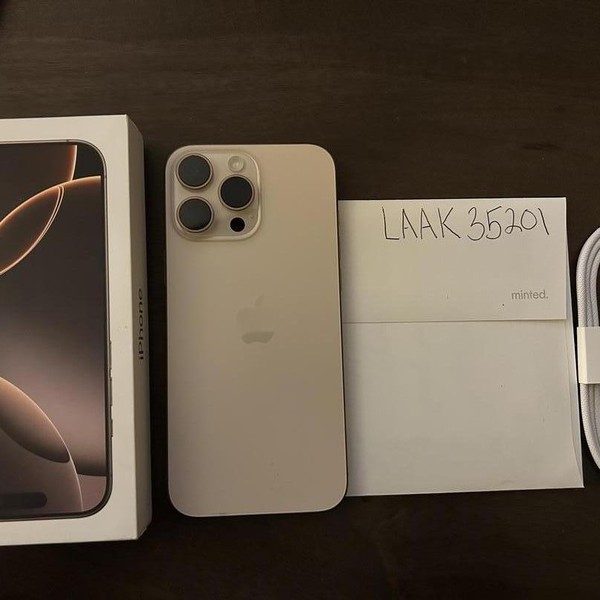 Apple iPhone 16 Pro Max - Unlocked, 256 GB, Desert, A3084