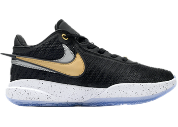 Nike LeBron 20 Black Metallic Gold for sale