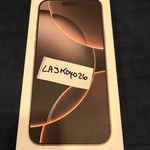 New Apple iPhone 16 Pro Max - Unlocked, 256 GB, Desert, A3084