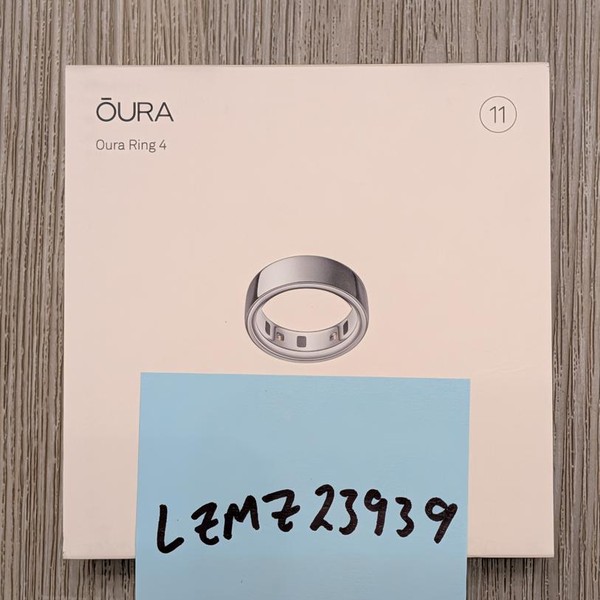 Oura Ring Gen 4 - Silver, Size 11