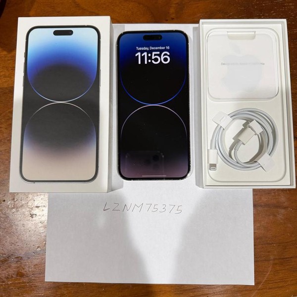 Apple iPhone 14 Pro Max - Unlocked, 256 GB, Silver, A2651