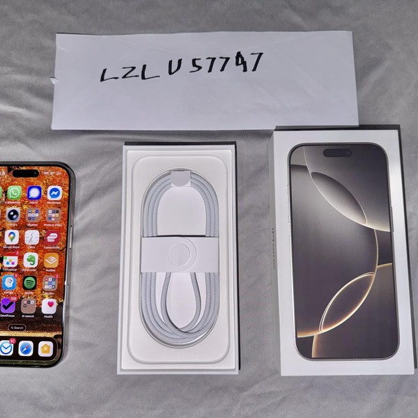 Apple iPhone 16 Pro - Unlocked, 512 GB, Natural, A3083