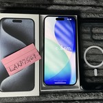 Mint Apple iPhone 15 Pro Max - Unlocked, 256 GB, Blue, A2849