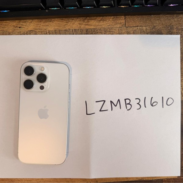 Apple iPhone 16 Pro - Unlocked, 128 GB, White, A3083