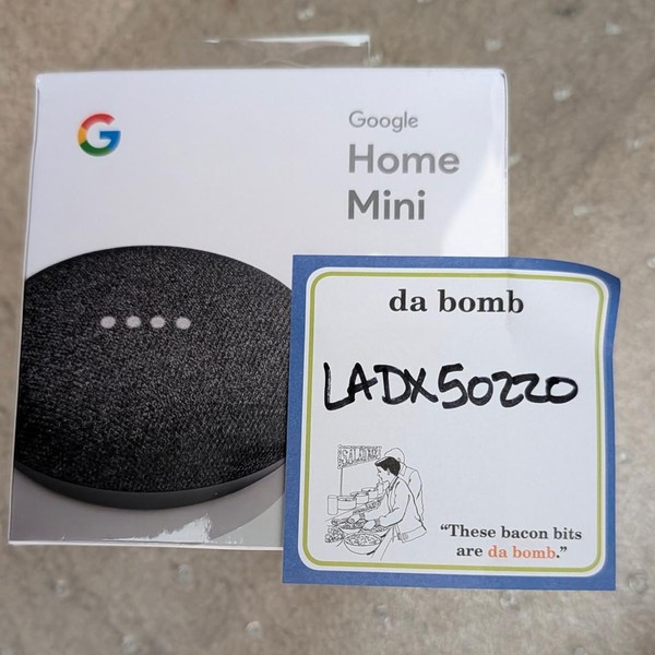 Google Home Mini - Charcoal