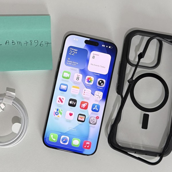 Apple iPhone 16 Pro Max - Unlocked, 1 TB, Black, A3084