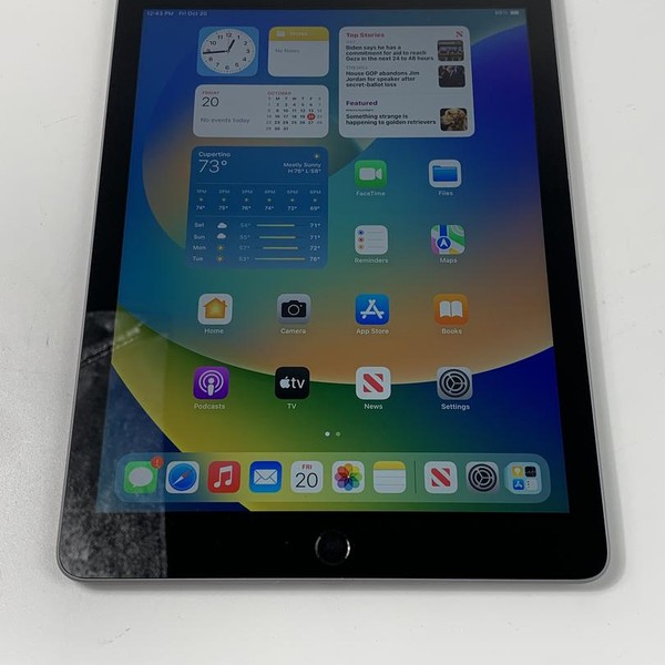 Apple iPad 6th Gen - Wi-Fi, 128 GB, Gray, A1893