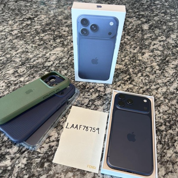 Apple iPhone 17 Pro Max - Unlocked, 256 GB, Deep Blue, A3257