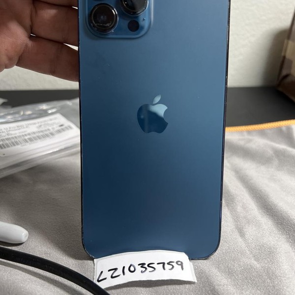 Apple iPhone 12 Pro Max - Unlocked, 128 GB, Pacific Blue, A2342