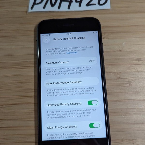 Apple iPhone SE 3rd Gen 2022 - Unlocked, 64 GB, Midnight, A2595