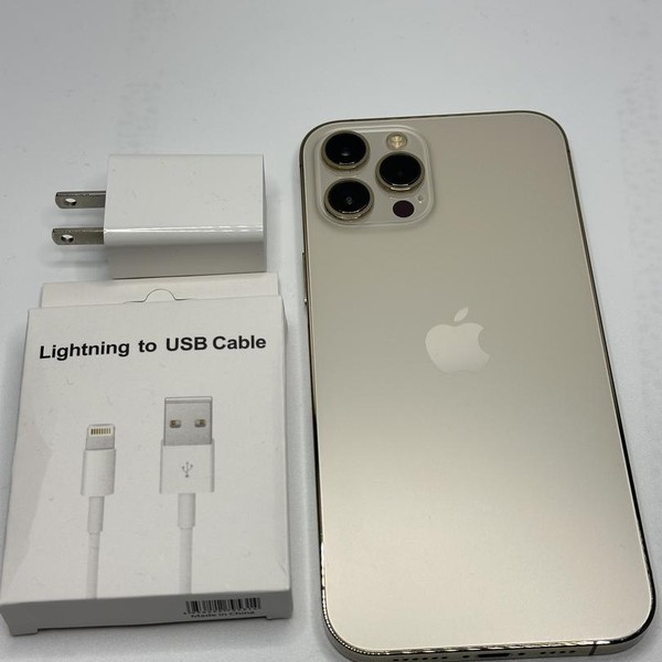 Apple iPhone 12 Pro Max - Unlocked, 128 GB, Gold, A2342