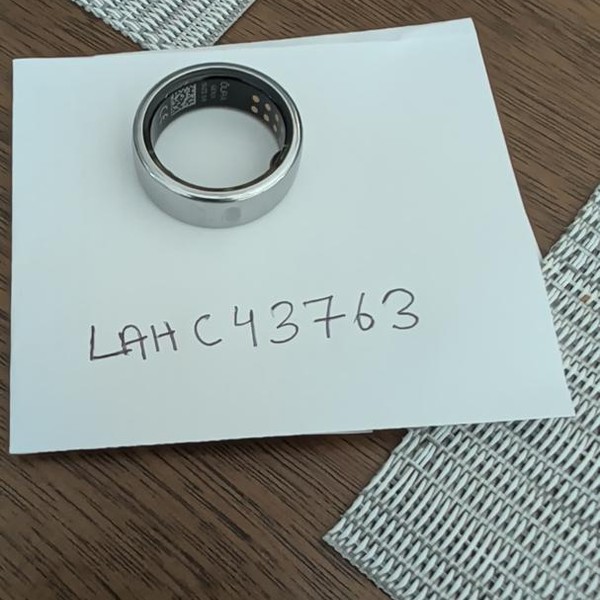 Oura Ring Gen 3 - Silver, Size 9, Heritage