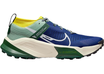 Nike ZoomX Zegama Trail Deep Royal Blue Yellow Strike for sale
