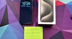 Good
													Apple iPhone 15 Pro - Unlocked, Natural, 256 GB, A2848, photo 3 of 19