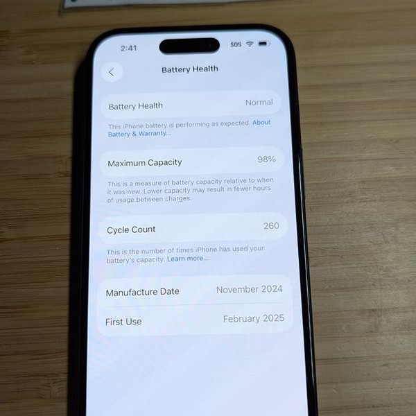 Apple iPhone 15 - Unlocked, 128 GB, Black, A2846
