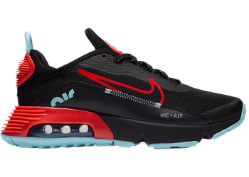 Nike Air Max 2090 Black Glacier Ice Bright Crimson (GS) for sale