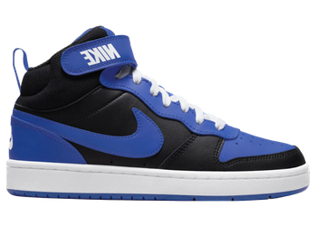 Nike Court Borough Mid 2 Black Game Royal (GS) for sale