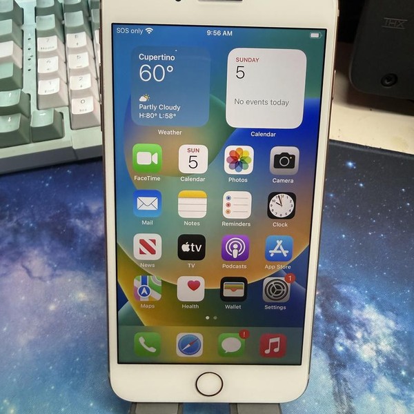 Apple iPhone 8 Plus - Unlocked, 256 GB, Gold, A1897, GSM