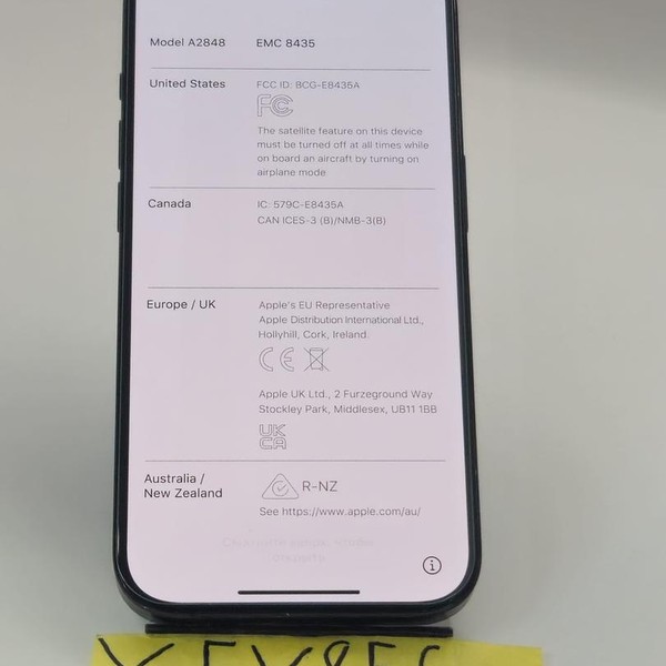 Apple iPhone 15 Pro - AT&T, Blue, 128 GB, A2848