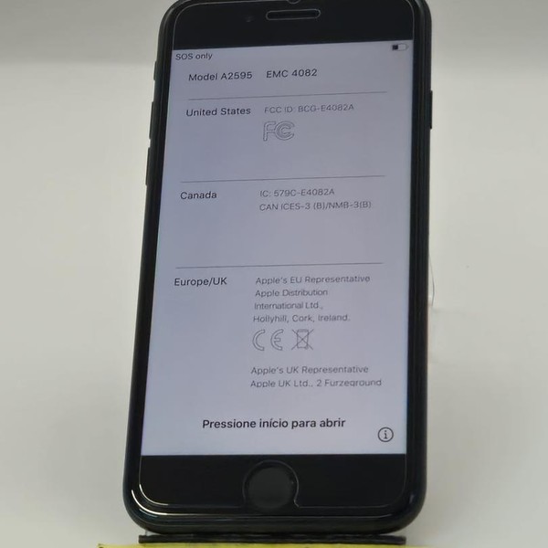 Apple iPhone SE 3rd Gen 2022 - AT&T, 64 GB, Midnight, A2595