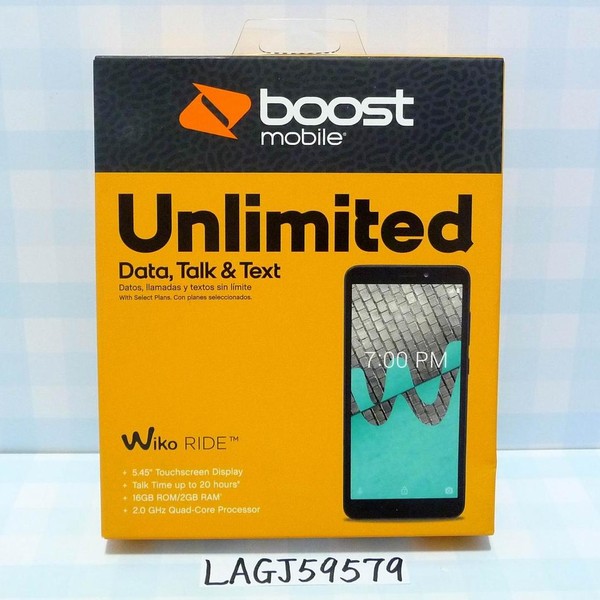 Wiko Ride - Boost, 16 GB, Black