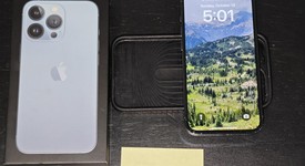 Mint
													Apple iPhone 13 Pro - Unlocked, Sierra Blue, 128 GB, A2483, photo 1 of 14