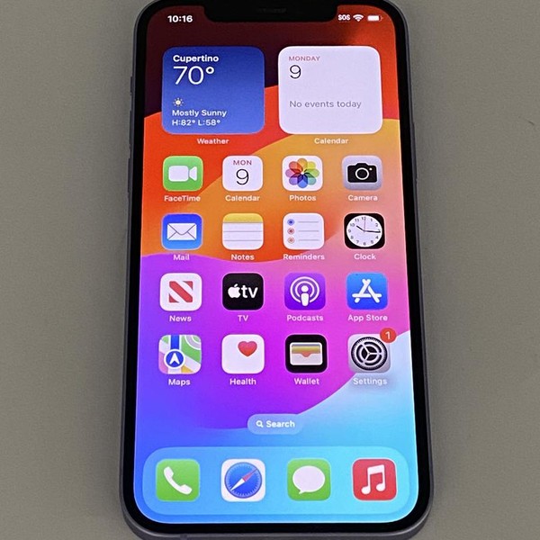 Apple iPhone 12 - Unlocked, 128 GB, Purple, A2172