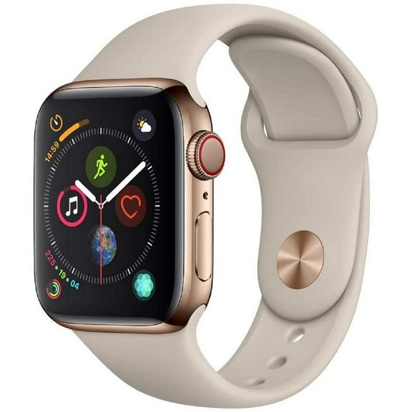 Apple Watch Series 4 40mm - Unlocked, Gold, A1975 - Cellular, Stainless